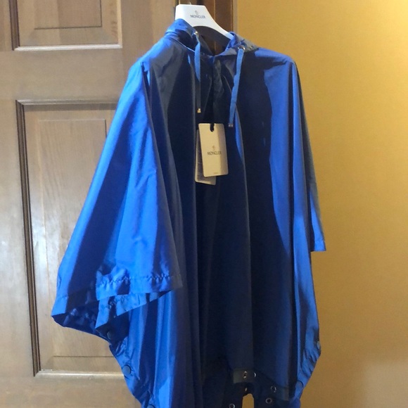 Moncler Jackets & Blazers - Great deal. Brand new Moncler Raincape with hood.